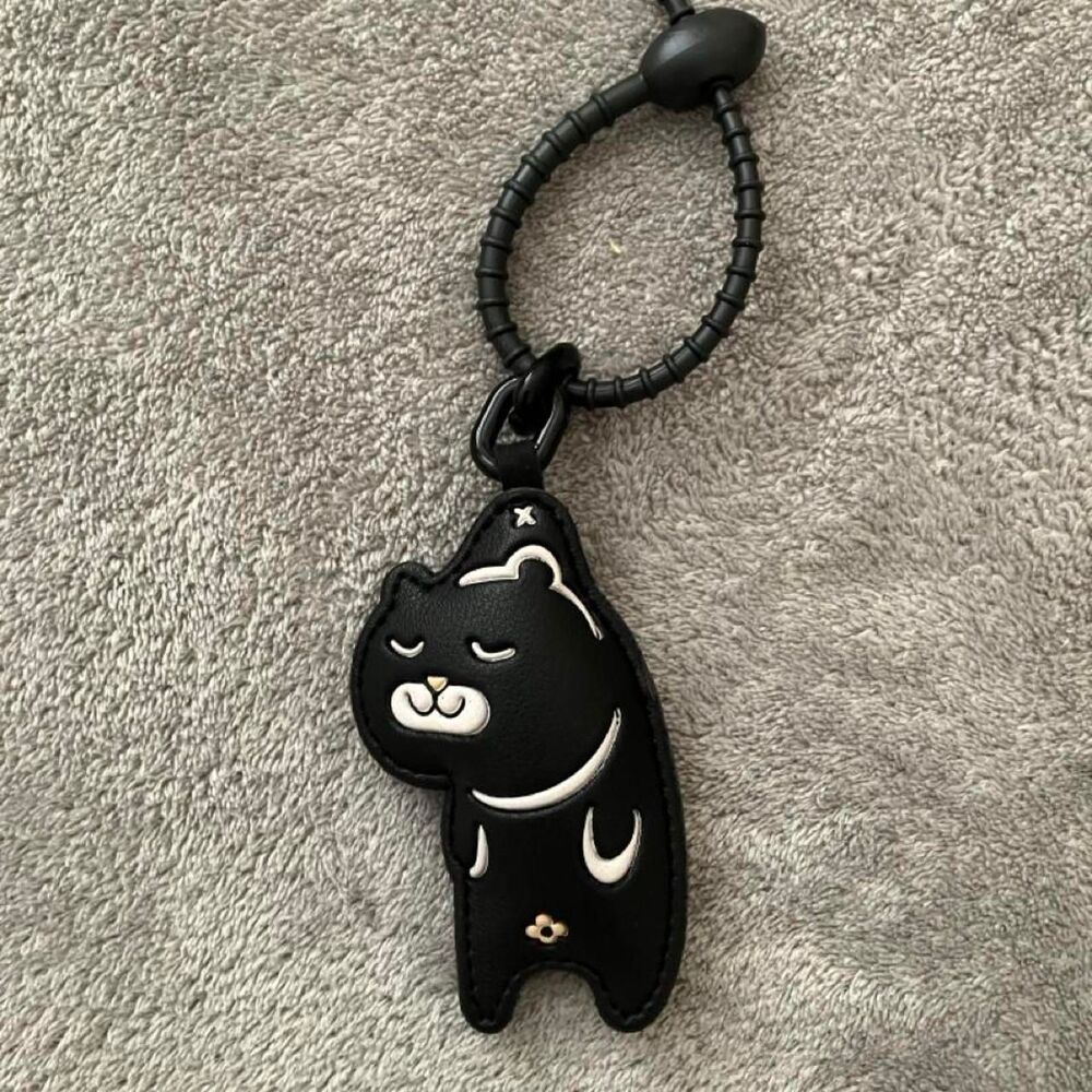 Happy Cat Bag Charm or Keychain
